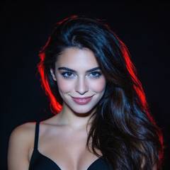 Ava, a live AI girl in the Swipey Duels arena